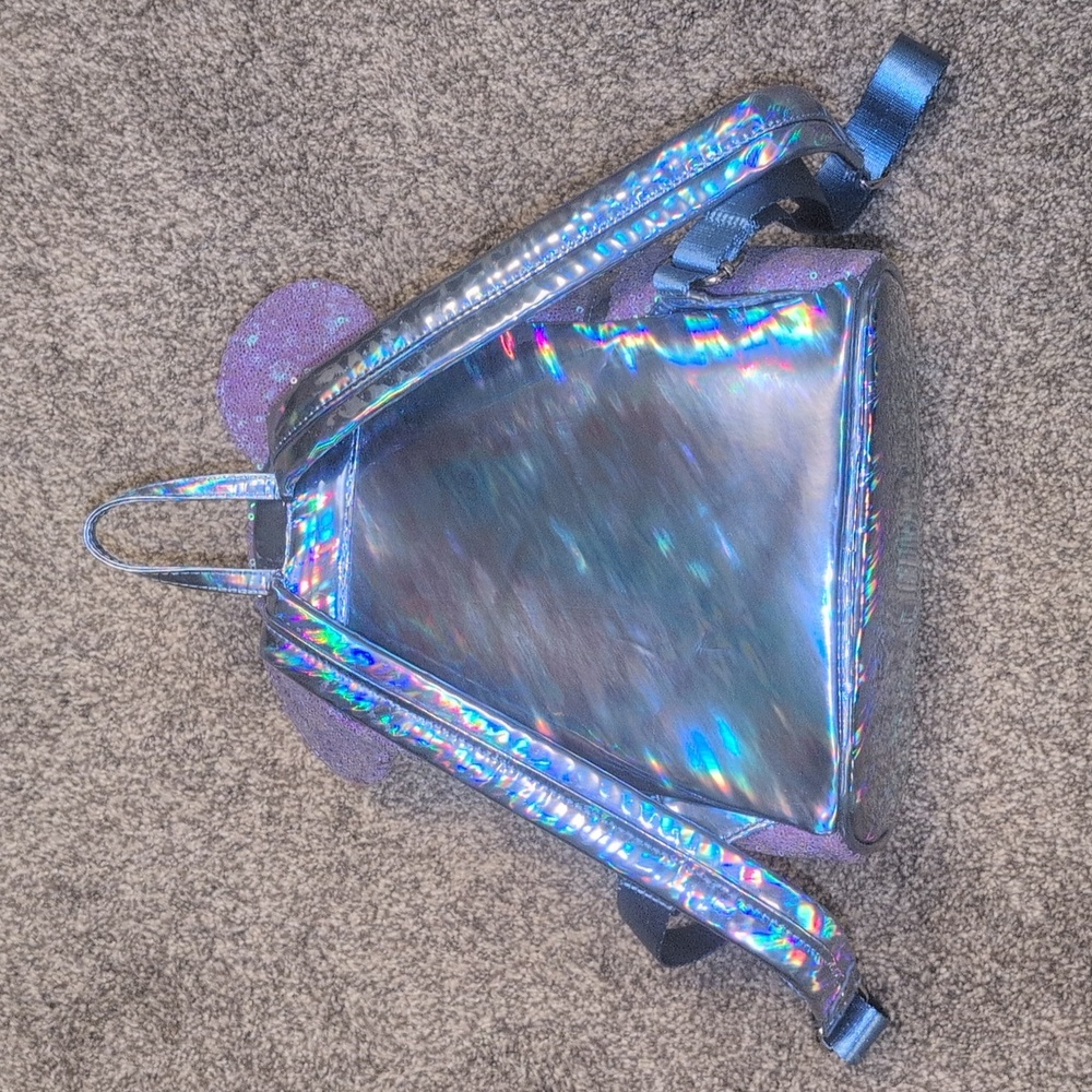 Disney Iridescent Purple Loungefly Backpack - Picture 6 of 16